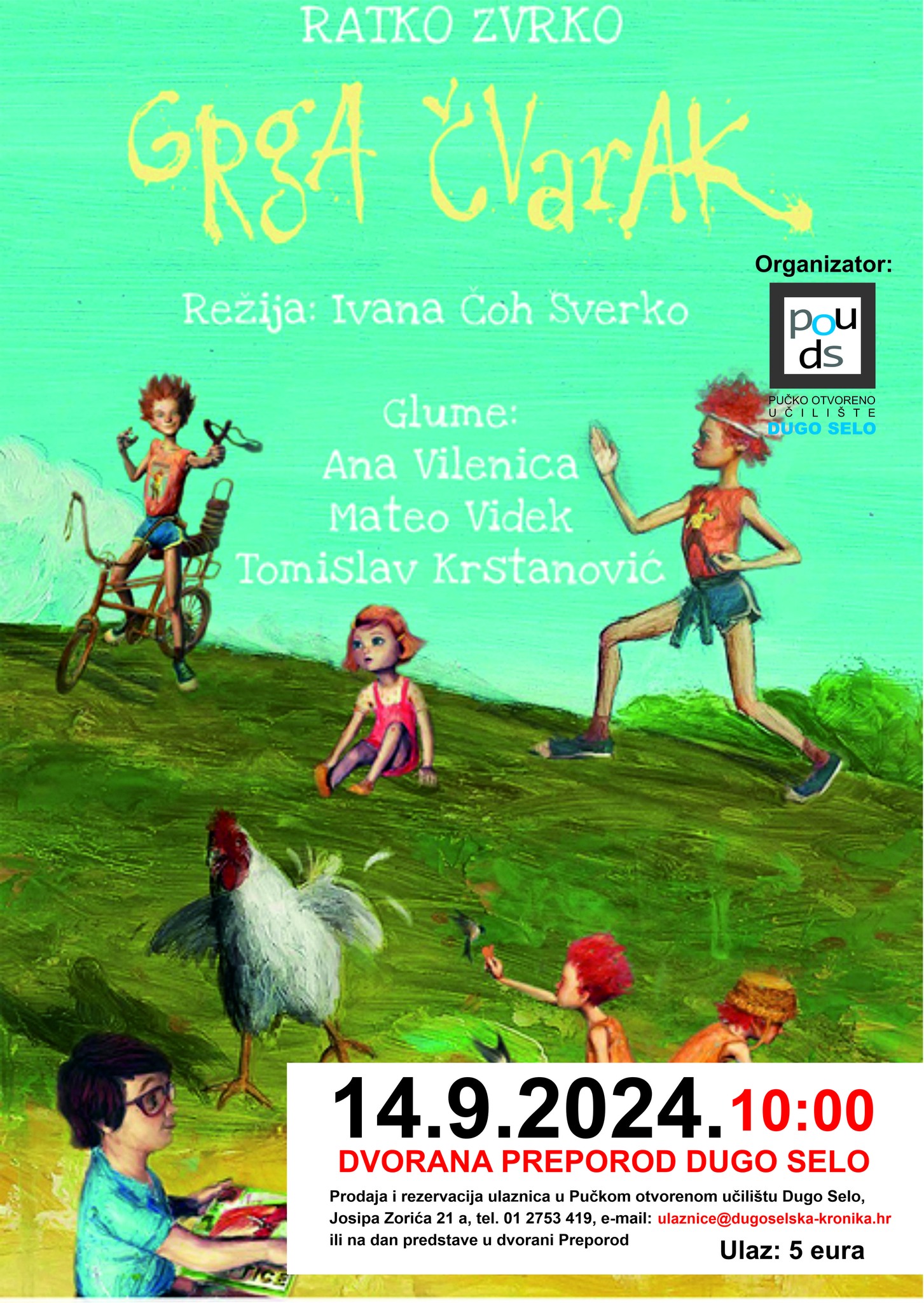 Predstava za djecu "Grga Čvarak"