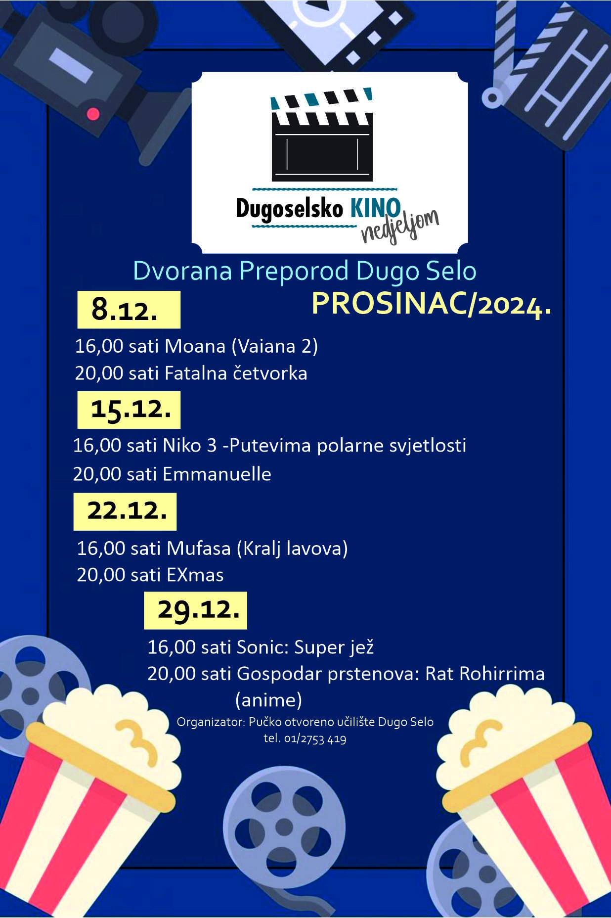 Kino program prosinac 2024.