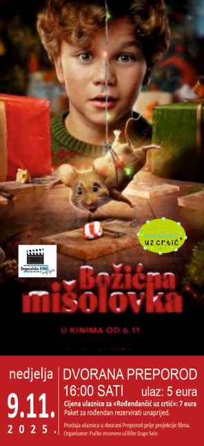 Obiteljski animirani film: BOŽIĆNA MIŠOLOVKA